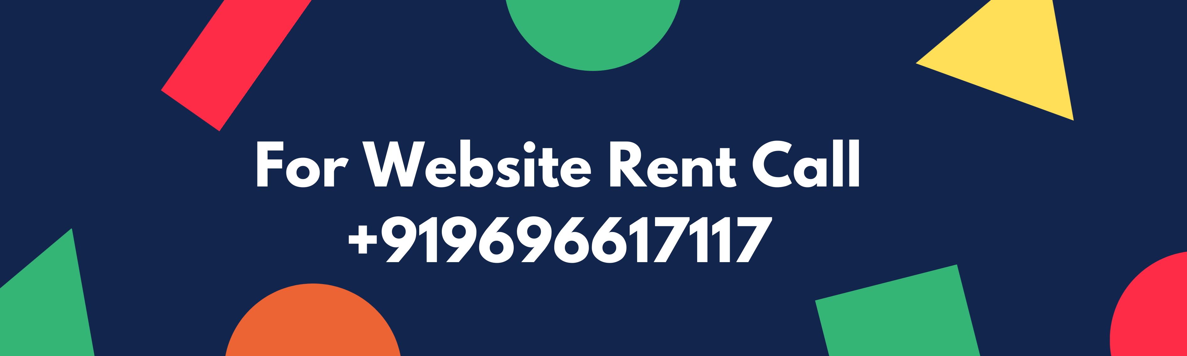 For Website Rent Call us